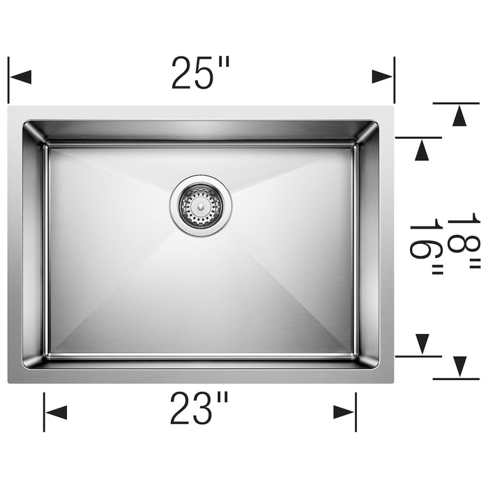 Quatrus R15 Single Bowl Kitchen Sink