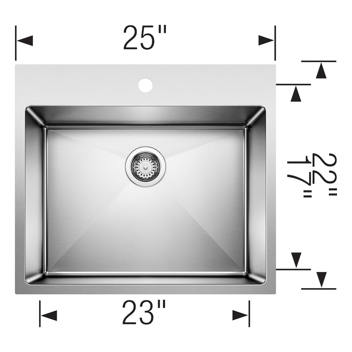 Quatrus R15 Dual Mount Laundry Sink