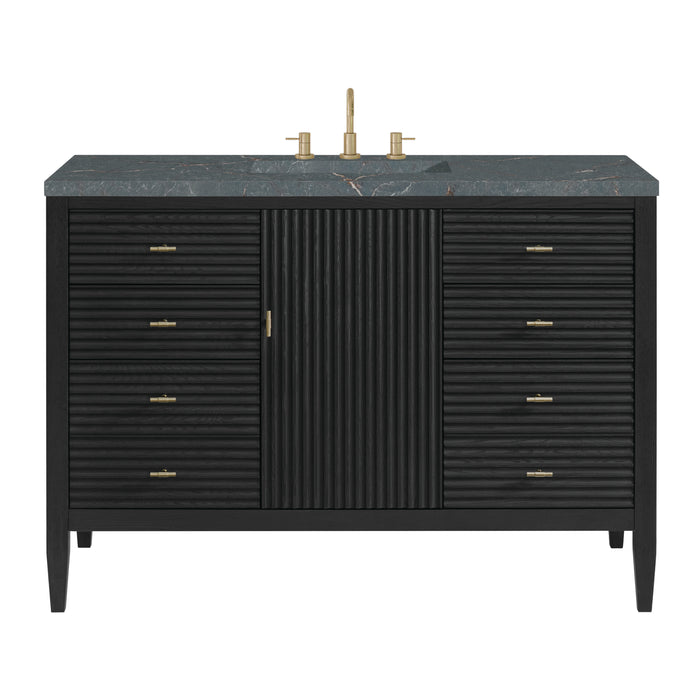 Myrrin 48 in Vanity Carbon oak 2/3 cm Parisien Bleu Silestone Top