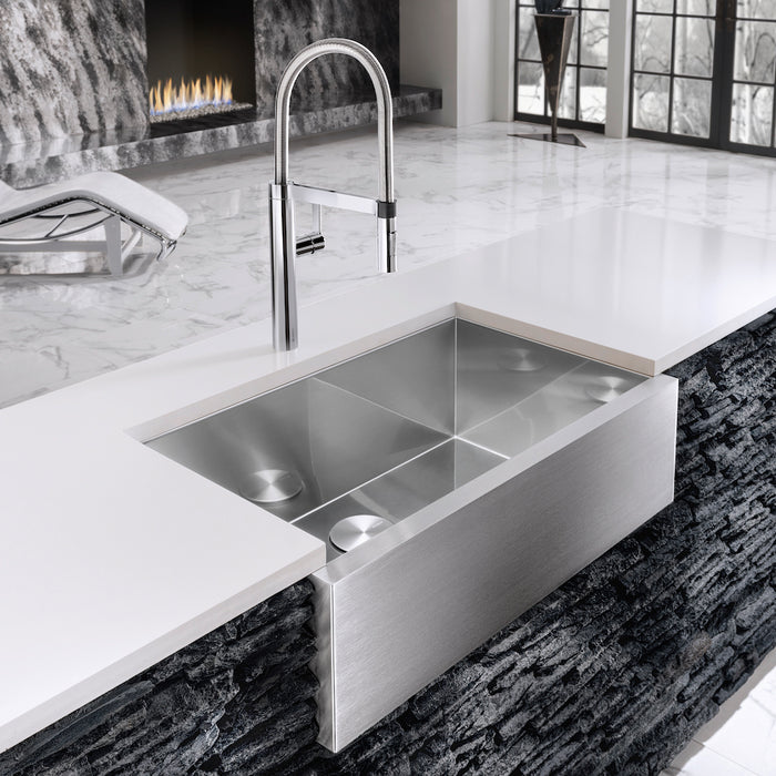 Precision 16" R0 Apron Super Single Kitchen Sink