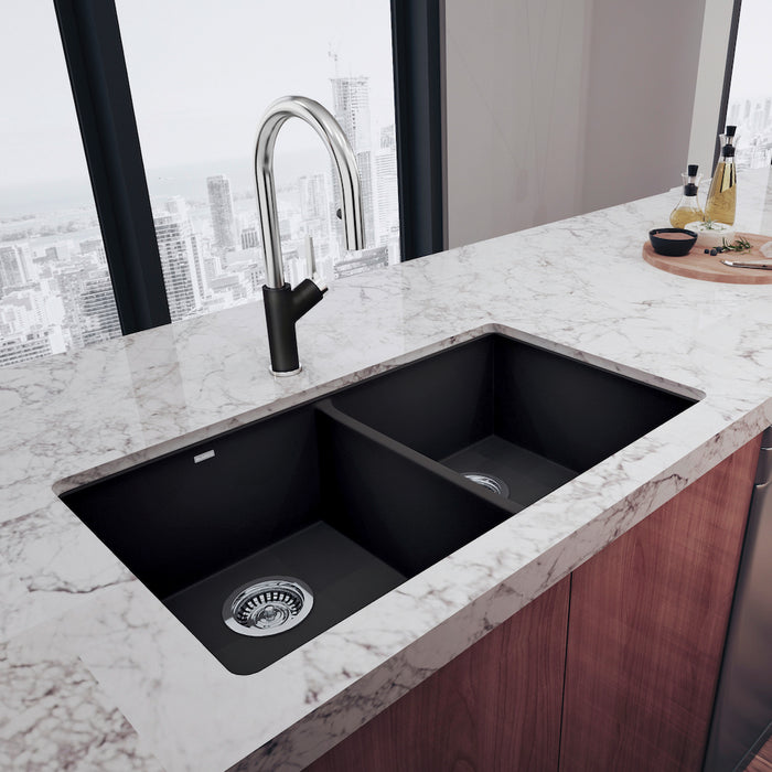 Precis Equal Double Bowl Kitchen Sink