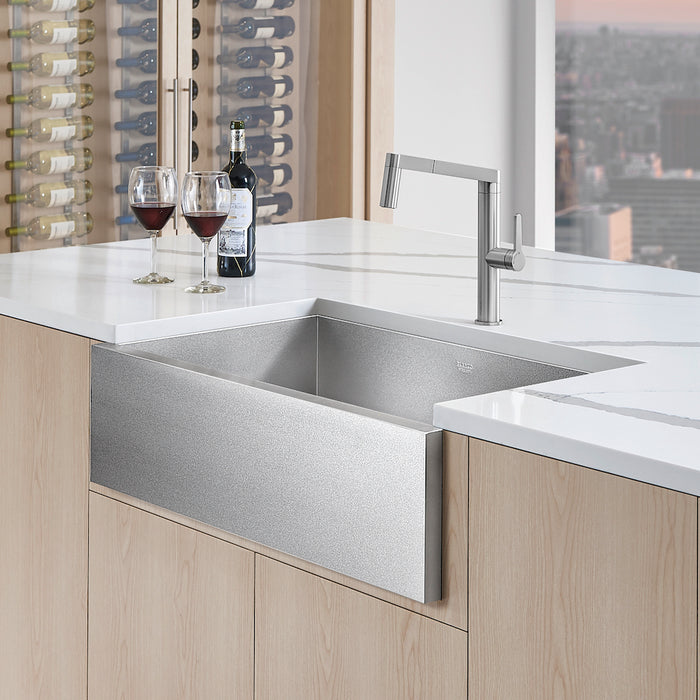 Precision R0 Durinox Apron Super Single Farmhouse Sink