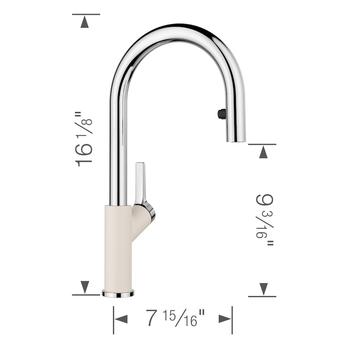 Urbena Pull-Down Kitchen Faucet 1.5 GPM