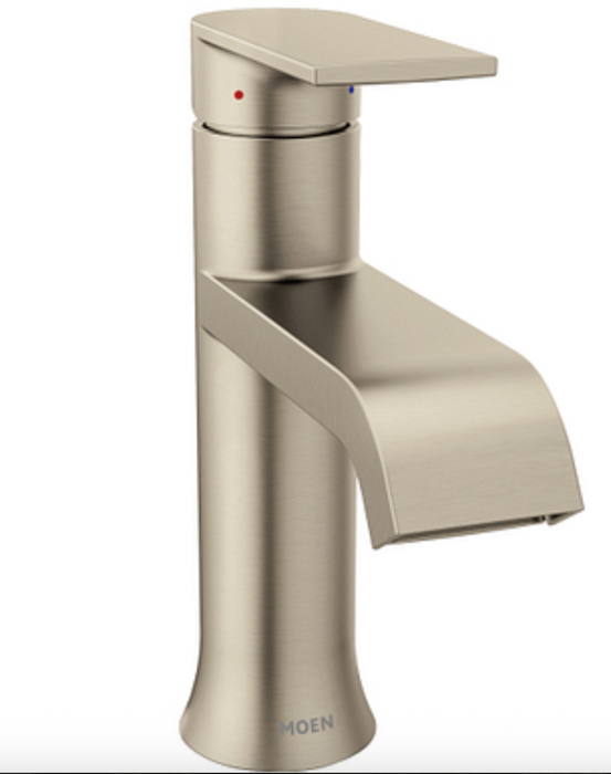 Genta Chrome One-Handle High Arc Bathroom Faucet