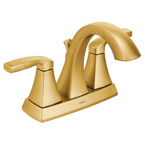 Voss Brushed Gold One-Handle High Arc Bathroom Faucet