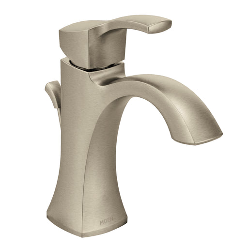 Voss Brushed Nickel One-Handle High Arc Bathroom Faucet