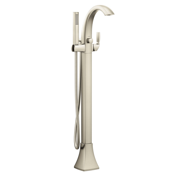 Voss Brushed nickel One-Handle Tub Filler including Handheld Shower
