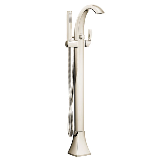 Voss Polished nickel One-Handle Tub Filler including Handheld Shower