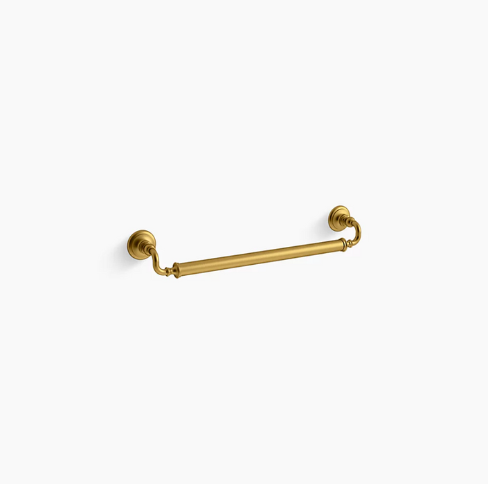 Artificats Grab Bar Vibrant Brushed Modern Brass