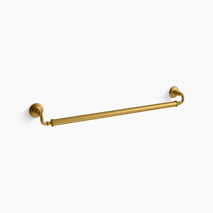 Artificats Grab Bar Vibrant Brushed Modern Brass