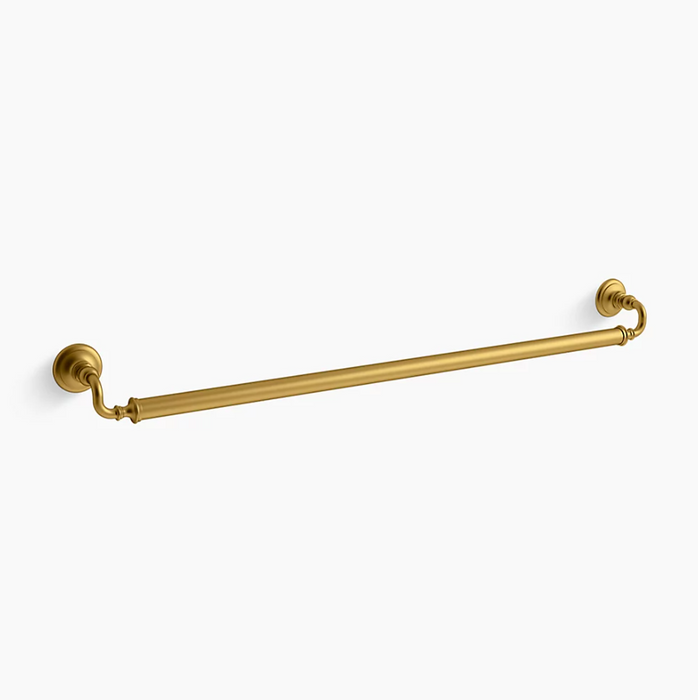 Artificats Grab Bar Vibrant Brushed Modern Brass