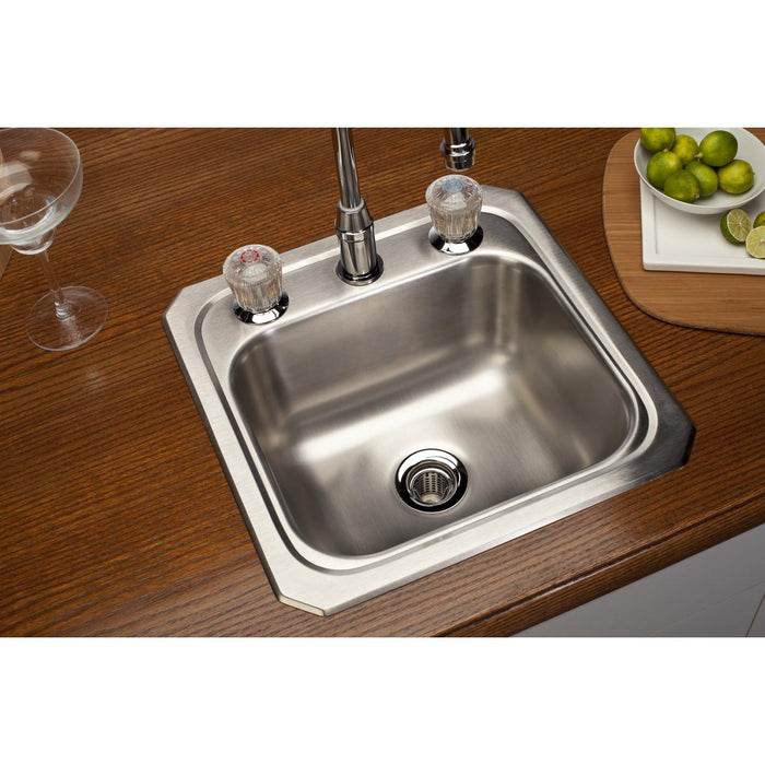 Celebrity Stainless Steel 15 x 15 x 6-1/8 Sink