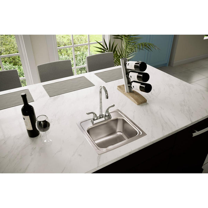 Lustertone Classic Stainless Steel 15 x 15 x 7-1/8