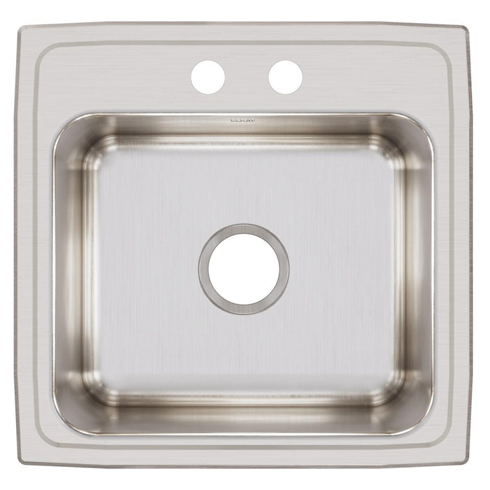 Lustertone Classic Stainless Steel 19-1/2 x 19 x 10-1/8  Laundry Sink