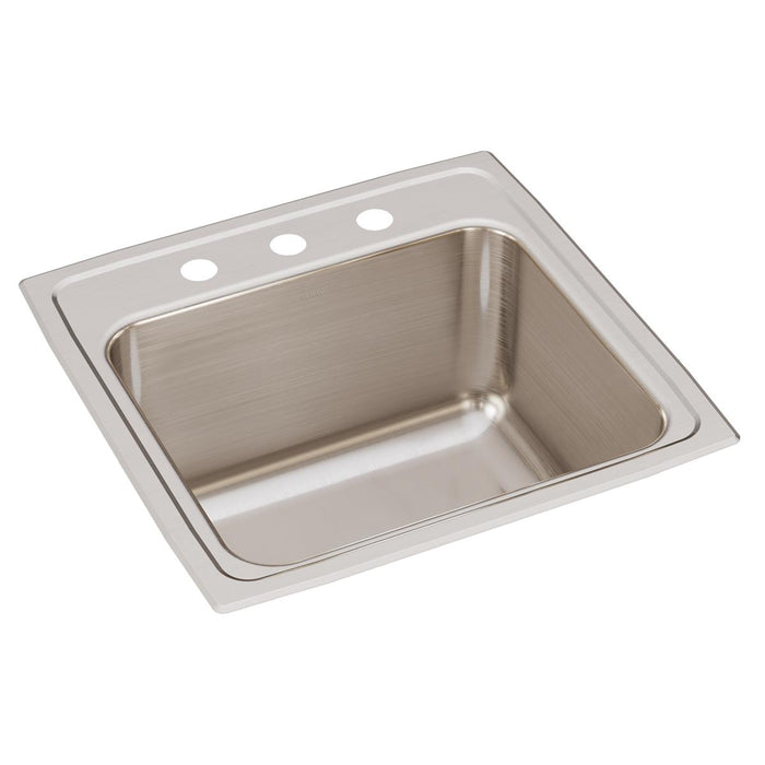 Lustertone Classic Stainless Steel 19-1/2 x 19 x 10-1/8 Laundry Sink