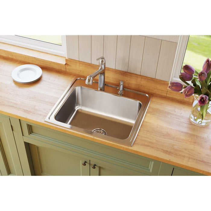 Lustertone Classic Stainless Steel 25 x 22 x 10-3/8 Sink