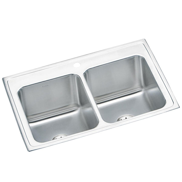 Lustertone Classic Stainless Steel 33 x 22 x 10-1/8 Perfect Drain Sink