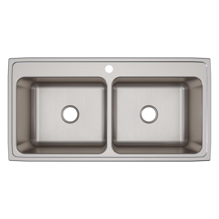 Lustertone Classic Stainless Steel 43 x 22 x 12-1/8 Sink