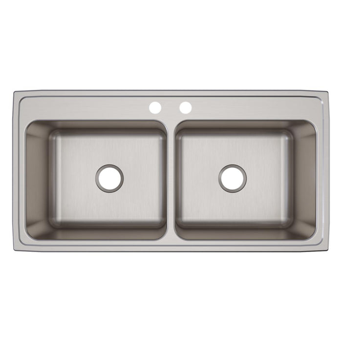 Lustertone Classic Stainless Steel 43 x 22 x 12-1/8 Sink