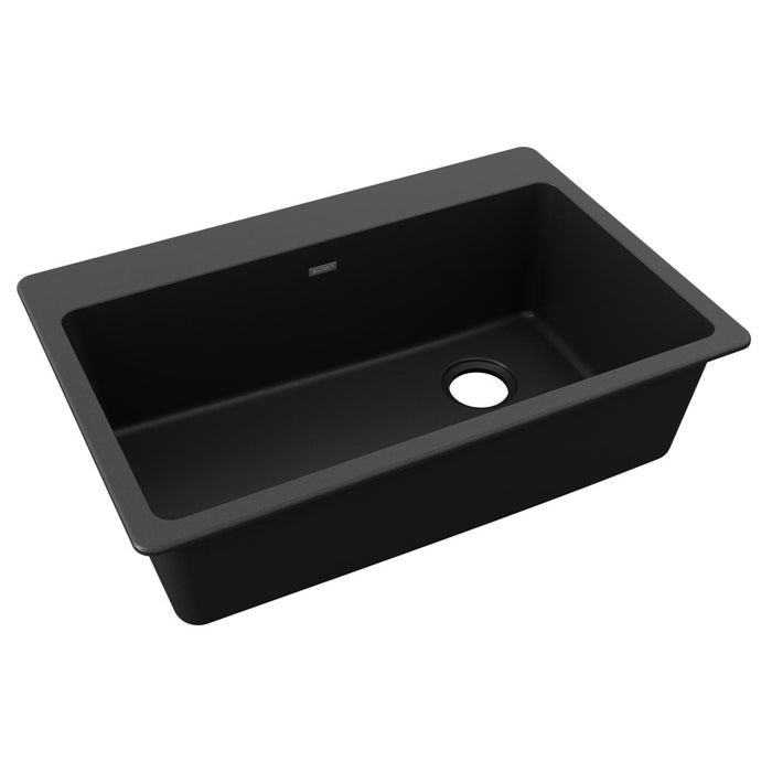 Quartz Classic 33 x 22 x 9-1/2 Single Bowl Drop-in Sink