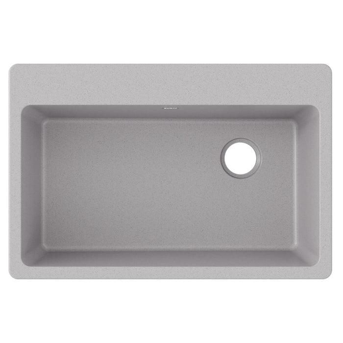 Quartz Classic 33 x 22 x 9-1/2 Single Bowl Drop-in Sink