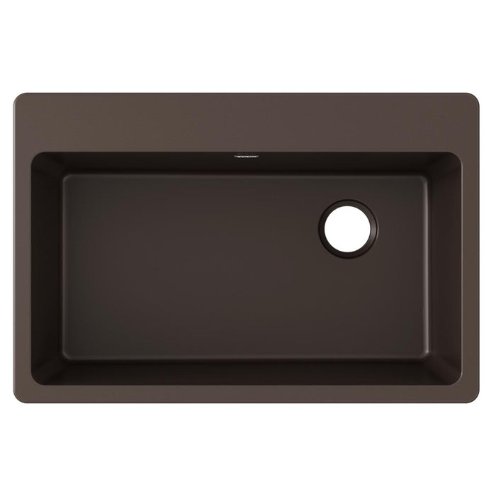 Quartz Classic 33 x 22 x 9-1/2 Single Bowl Drop-in Sink