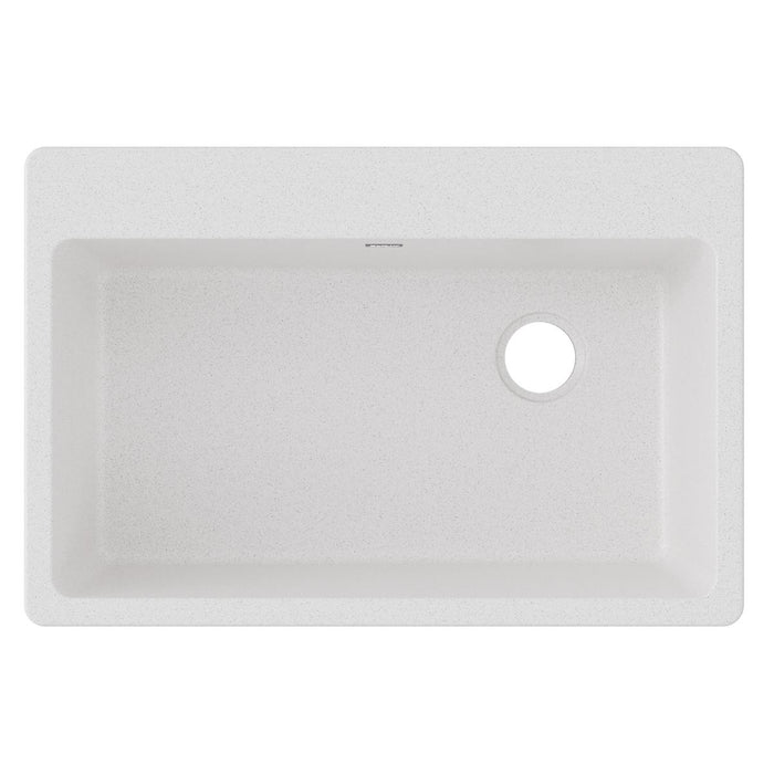 Quartz Classic 33 x 22 x 9-1/2 Single Bowl Drop-in Sink