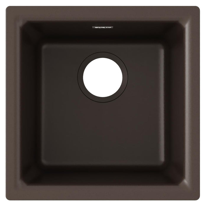 Quartz Classic 15-3/4 x 15-3/4 x 7-11/16 Single Bowl Dual Mount Bar Sink
