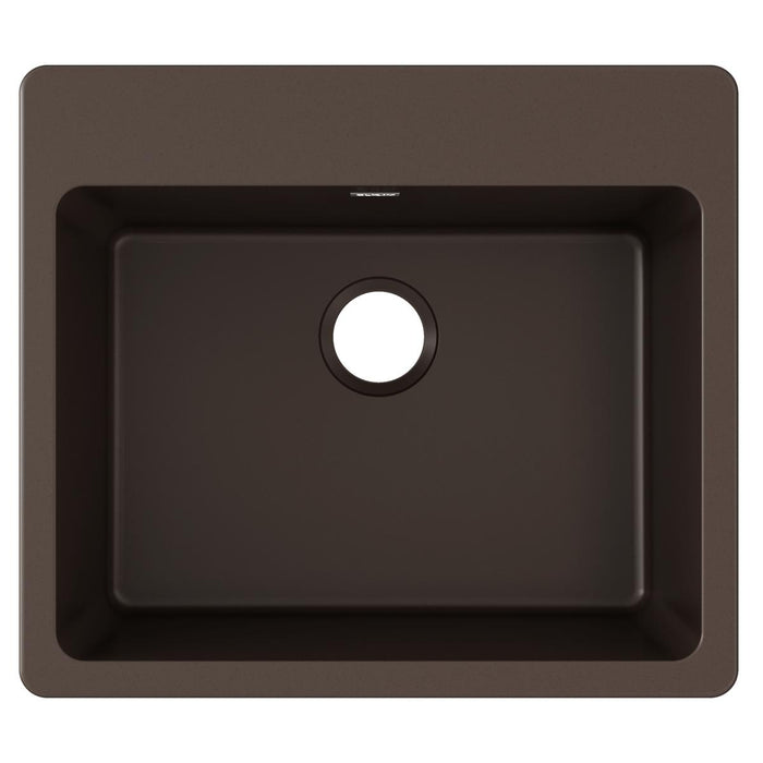 Quartz Classic 25 x 22 x 9-1/2 Single Bowl Drop-in Sink