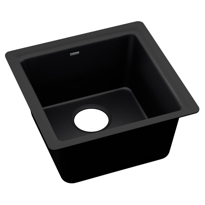 Quartz Luxe  Single Bowl Dual Mount Bar Sink