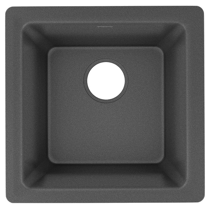 Quartz Luxe  Single Bowl Dual Mount Bar Sink