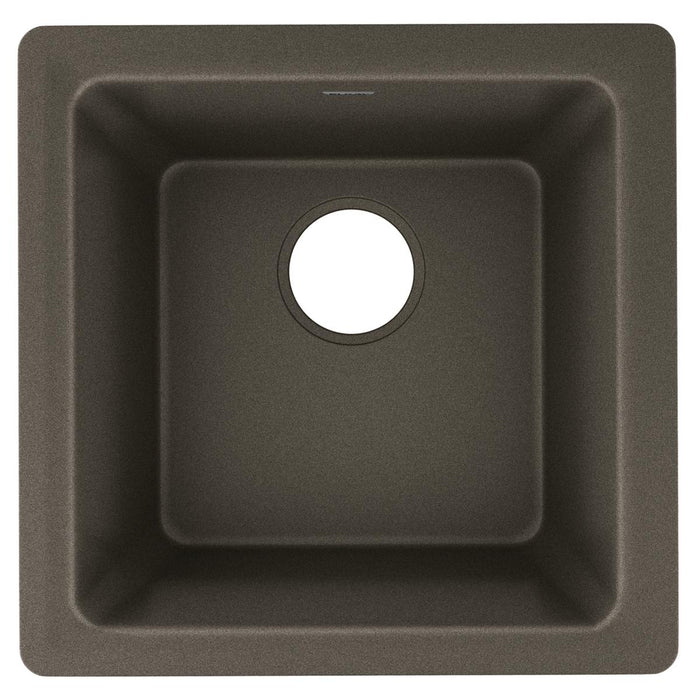 Quartz Luxe  Single Bowl Dual Mount Bar Sink