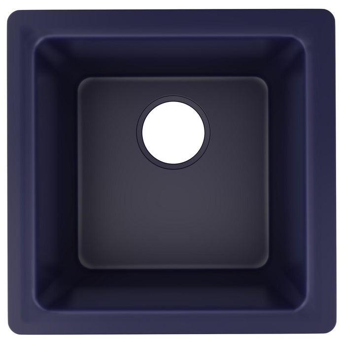 Quartz Luxe  Single Bowl Dual Mount Bar Sink