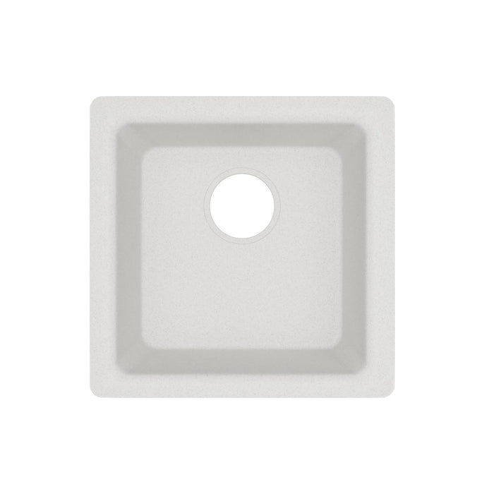 Quartz Luxe  Single Bowl Dual Mount Bar Sink