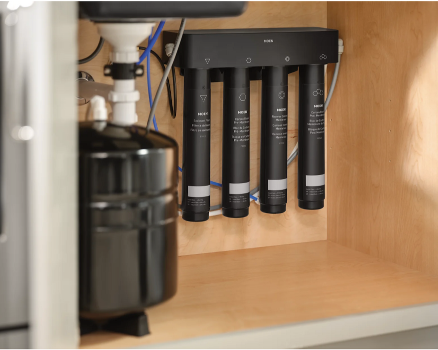 4-Stage Under Sink Reverse Osmosis Advanced Water Filtration System