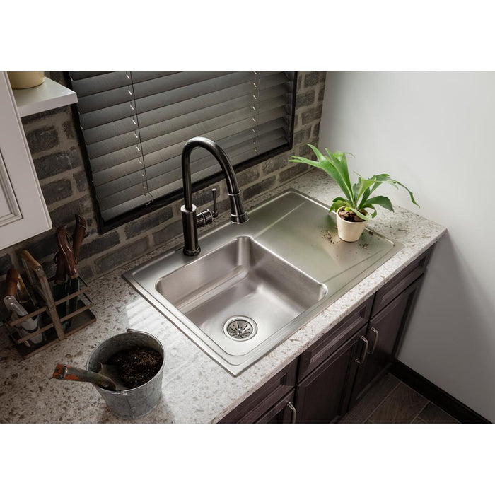 Explore Single Hole Kitchen Faucet with Pull-down Spray
