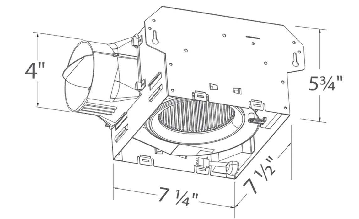 Delta Integrity 100 CFM Exhaust Bath Fan