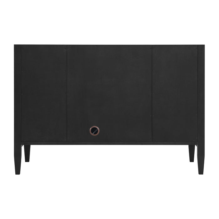 Myrrin 48 in Vanity Carbon oak 2/3 cm Parisien Bleu Silestone Top