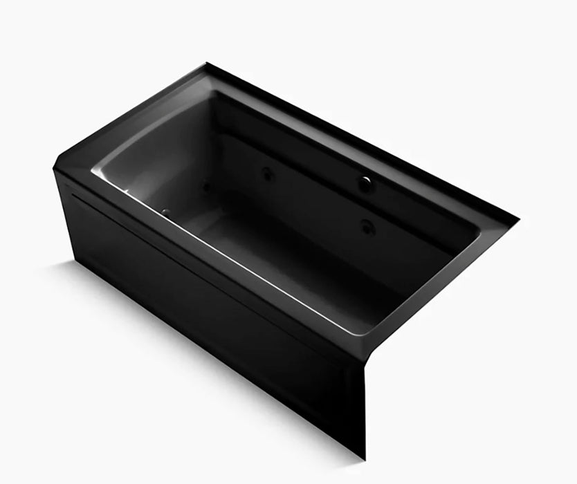 Archer 5' Comfort Depth Whirlpool Bathtub with Bask Heated Surface