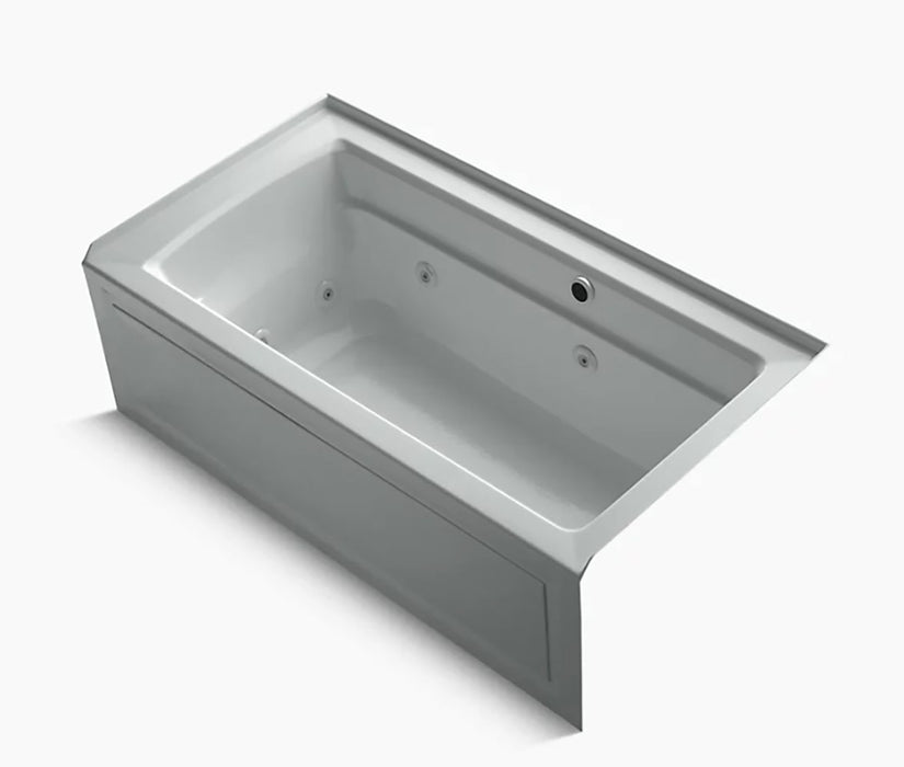 Archer 5' Comfort Depth Whirlpool Bathtub with Bask Heated Surface