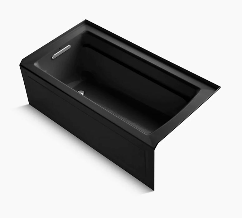 Archer 5' Comfort Depth Soaker Bathtub with Bask Heated Surface