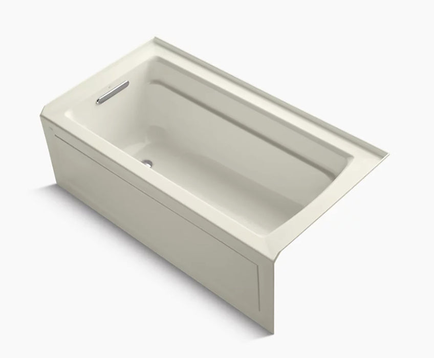 Archer 5' Comfort Depth Soaker Bathtub with Bask Heat