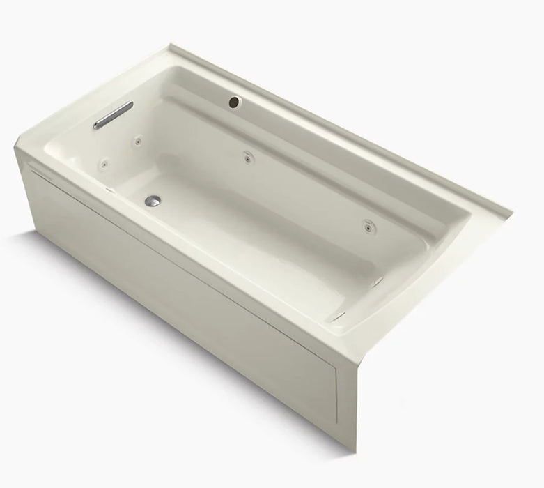 Archer 6' Comfort Depth Whirlpool Bathtub with Bask Heater