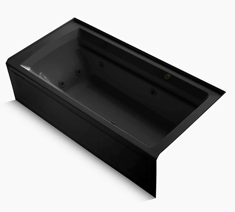Archer 6' Comfort Depth Whirlpool Bathtub with Bask Heater
