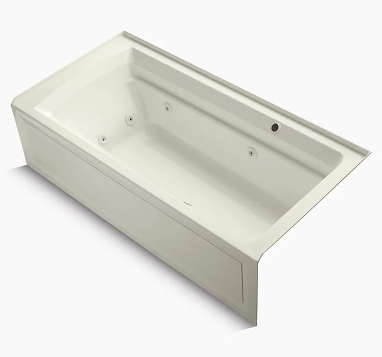 Archer 6' Comfort Depth Whirlpool Bathtub with Bask Heater