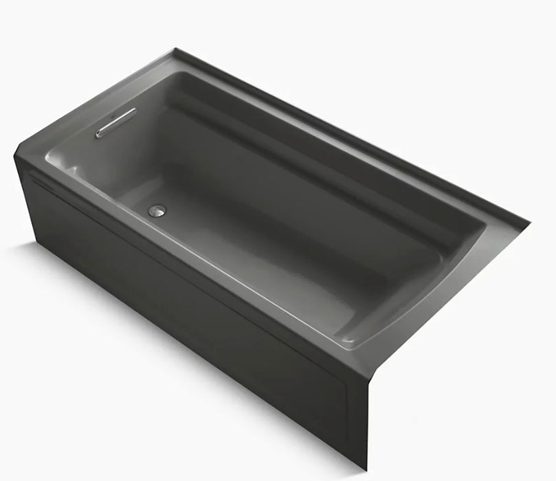 Archer 6' Comfort Depth Soaker Bathtub with Bask Heat