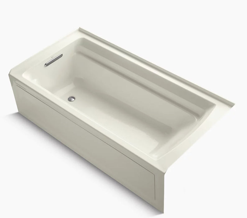 Archer 6' Comfort Depth Soaker Bathtub with Bask Heat