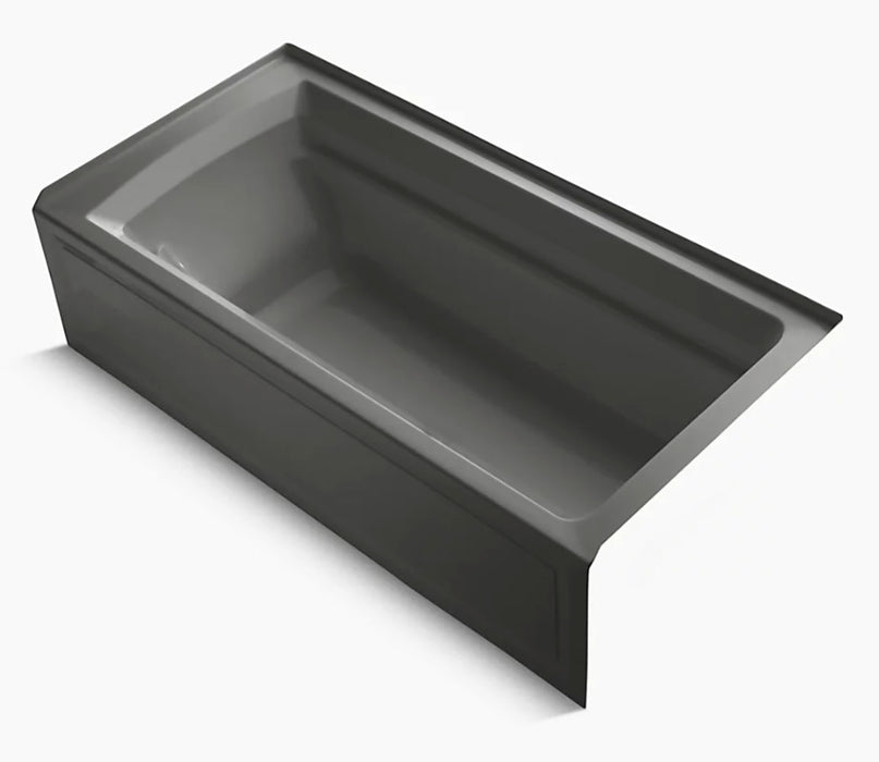 Archer 6' Comfort Depth Soaker Bathtub with Bask Heat