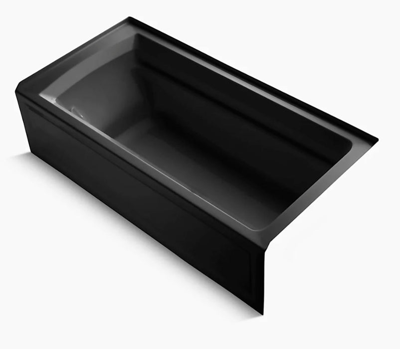 Archer 6' Comfort Depth Soaker Bathtub with Bask Heat