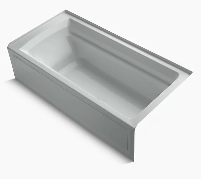 Archer 6' Comfort Depth Soaker Bathtub with Bask Heat